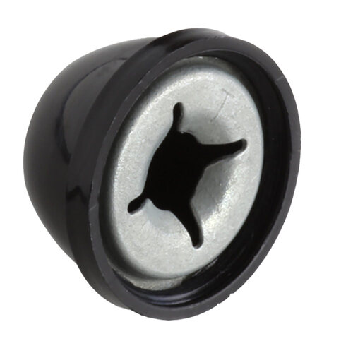 137016001 BLACK PLASTIC CAP FOR .250 STUD. OD .805-.865, HEIGHT .460 (C60008-250-805)