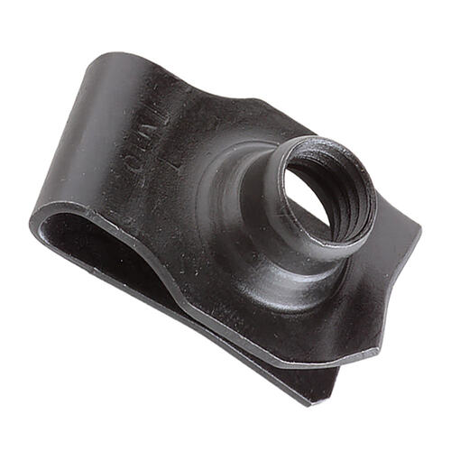 138331003 M10 X 1.5  U NUT (SHORT) BLK PHOS & OIL, PANEL RANGE 1.5-5.5, CTR HOLE TO EDGE 17.5M (LUGS100033-4)