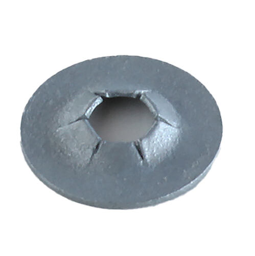 138619002 1/8 STUD DIA. ROUND FLAT PUSHNUT MECH. ZINC, 3/8 OD .052 HEIGHT, .014 MAT. THK. (PS125006-598)