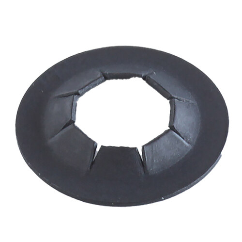 138621003 3/16 STUD DIA. ROUND FLAT PUSHNUT BLACK PHOS & OIL, 7/16 OD .064 HEIGHT, .014 MAT. THK. (PS188007-4)