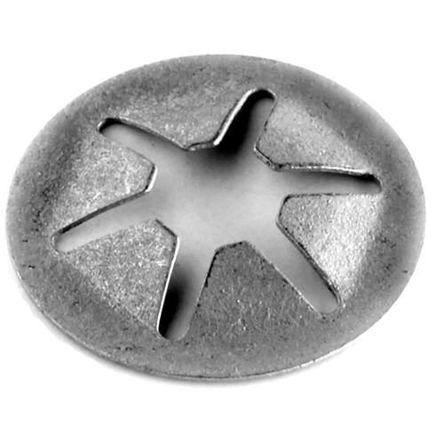 138663002 5/16 STUD DIA. ROUND FLAT PUSHNUT MECH. ZINC, 15/16 OD .097 HEIGHT, .015 MAT. THK. (PV312015-598)