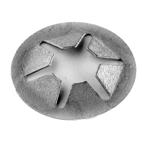 138664003 3/8 STUD DIA. ROUND FLAT PUSHNUT MECH. ZINC, 15/16 OD .093 HEIGHT, .015 MAT. THK. (PV375015-598)