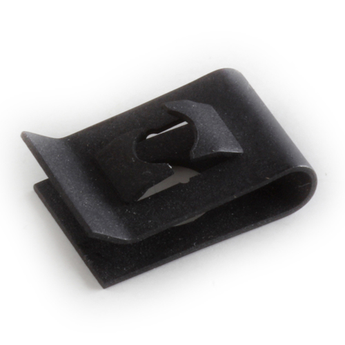 ADVA575-1024-4 10-24 U NUT BLACK PHOS & OIL, PANEL RANGE .115/.130, CTR HOLE TO EDGE .31, LENGTH .63 WIDTH .437