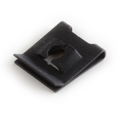 ADVA8103-832-4 8-32 U NUT BLACK PHOS & OIL, PANEL RANGE .045/.062, CTR. HOLE TO EDGE .234, LENGTH .52 WIDTH .50
