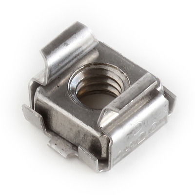 1/4-20 CAGE NUTS STAINLESS STEEL, PANEL RANGE .064-.105 (C98580-1420-81)
