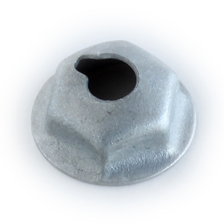 138106000 10-24 WASHER TYPE LOCK NUT M. ZINC, .625 WSHR OD, .372 ACROSS FLTS, .426 ACROSS CORNERS(DO102410SOH)