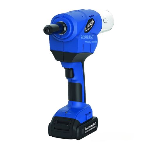 GB128 CORDLESS RIVET GUN - INSTALLS ANY: 1/4”- 5/16” SEAL PLUGS