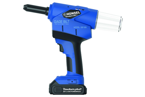 GB128/2 CORDLESS RIVET GUN - INSTALLS ANY: 1/4”- 5/16” SEAL PLUGS