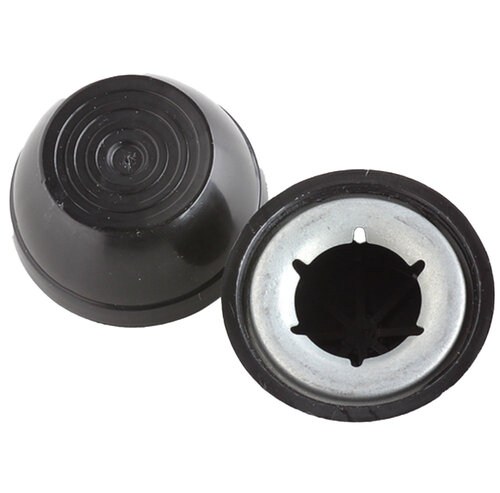 138263000 BLACK PLASTIC CAP FOR 1/2 STUD, OD 1.30 HEIGHT .645 (KPS500210SOHEB)