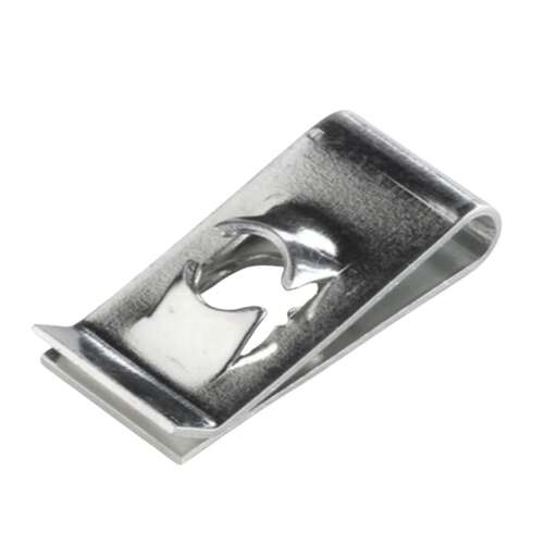 ADVD1303-1420-3B 1/4-20 U NUT ZINC ELECTROPLATE, PANEL RANGE .064-.125, CTR. HOLE TO EDGE .50, LENGTH .97 WIDTH .50