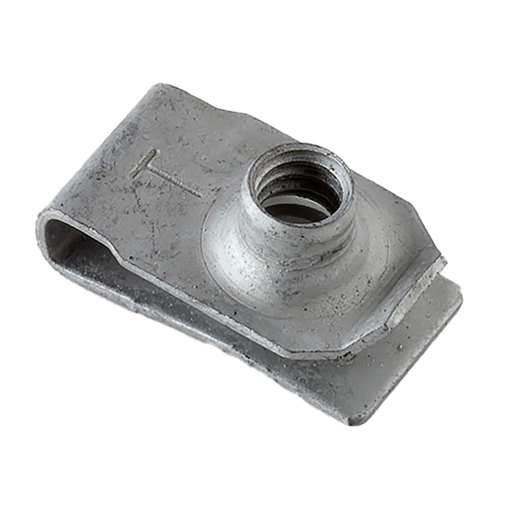 M8 X 1.25 MULTI-THREAD U NUT (SHORT) ZINC GEOMET, PANEL RANGE 1.5-5.5, CTR HOLE TO EDGE 13.00