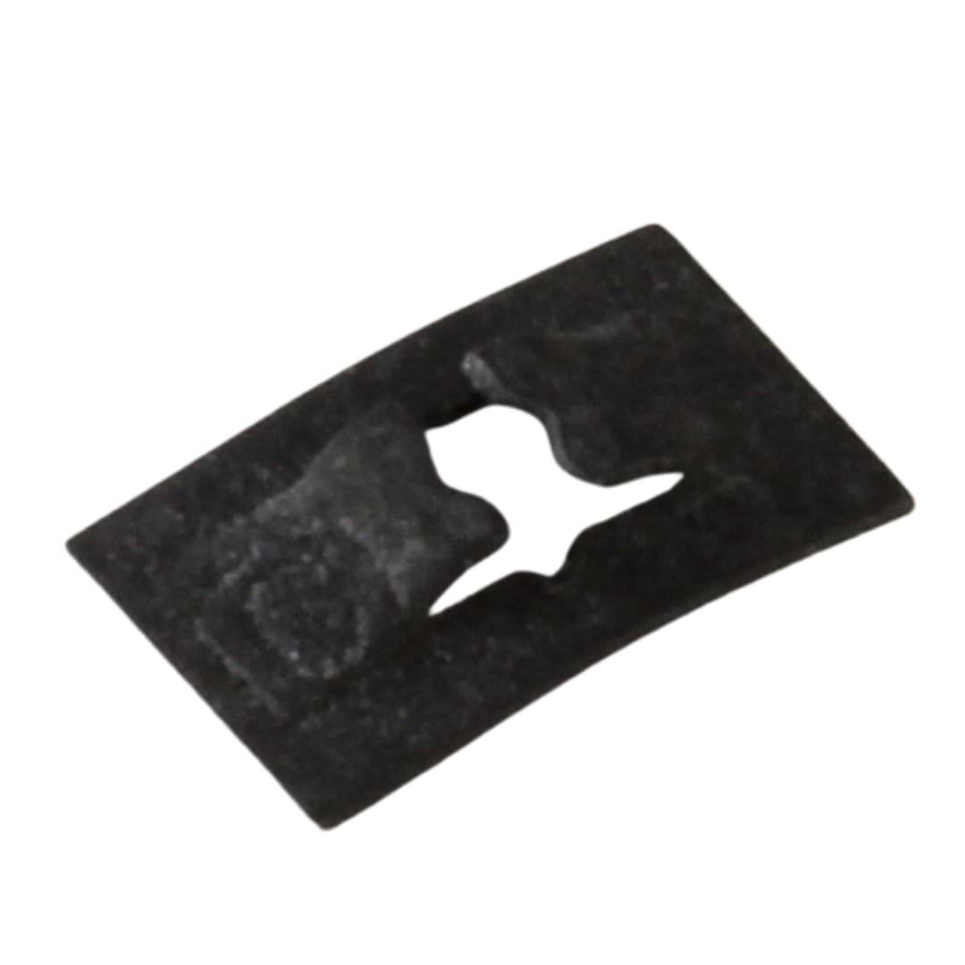 ADVD12001-012-4 .062 DIA. STUD RECEIVER FLAT TYPE BLACK PHOS & OIL, LENGTH .38 WIDTH .22, .012 MAT. THK.