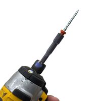 DPLX-NS-10 1/4" IMPACT-RATED MAGNETIC HEX NUT DRIVER H-T BLACK 10 PER BOX WITH DUPLEX SCREW LOGO