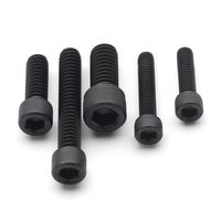 25X100KCS/BLKOX 1/4-32 X 1 SOCKET HEAD CAP SCREW, ALLOY STEEL BLACK OXIDE, FULLY THREADED